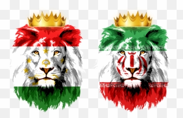 Lion King Crown - Lion Iran Tajikistan Emoji,Egypt Flag Emoji
