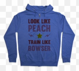 Peach Hooded Sweatshirts - Blue Bulls Emoji