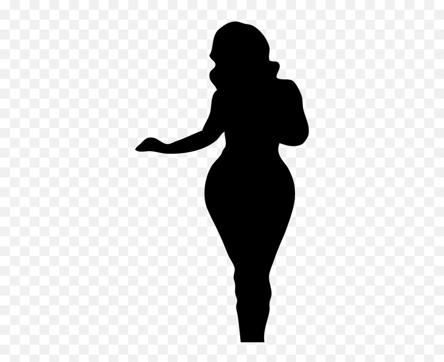 Davidblaze - Black Woman Body Silhouette Emoji,Hourglass Emoji