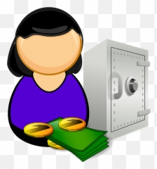 Accountant Bank Deposit Box Financial Emoji