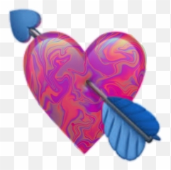 Sticker Emoji Heart Rainbow Slime - Illustration,Is There A Feather Emoji