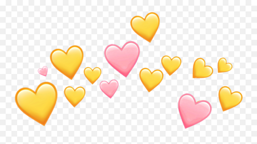 Tumblrgirls Emoji Emojis Selfie Famous Tumblr Outlines - Yellow Heart Crown Transparent,Selfie Emoji