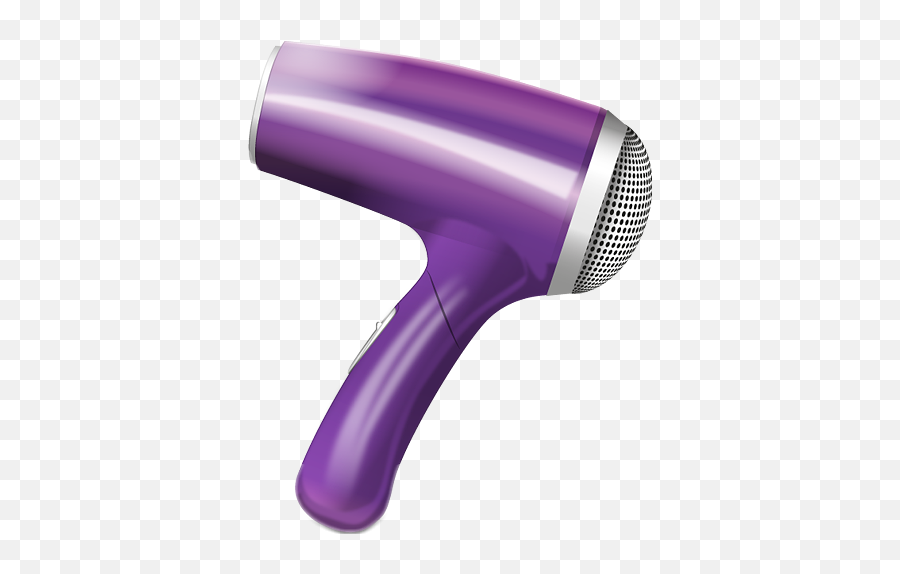 Hairdryer Blowdryer - Purple Hair Dryer Vector Emoji,Blow Dryer Emoji