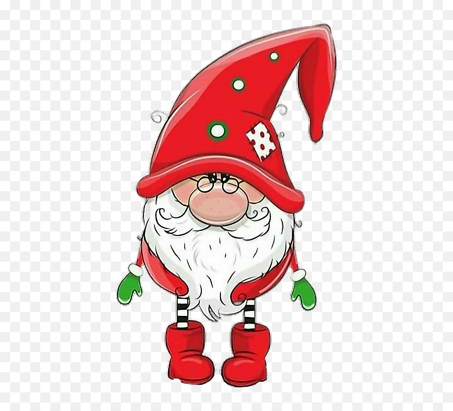 Gnome Gnomes Elf Elves Christmas - Gnomes Vector Emoji,Garden Gnome Emoji