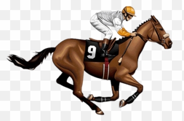 Collection Of Jockey Clipart - Kentucky Derby Horseshoe Art Emoji