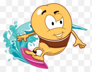 Nb - Legumbres Haciendo Ejercicios Animadas Emoji,Surfing Emoticon