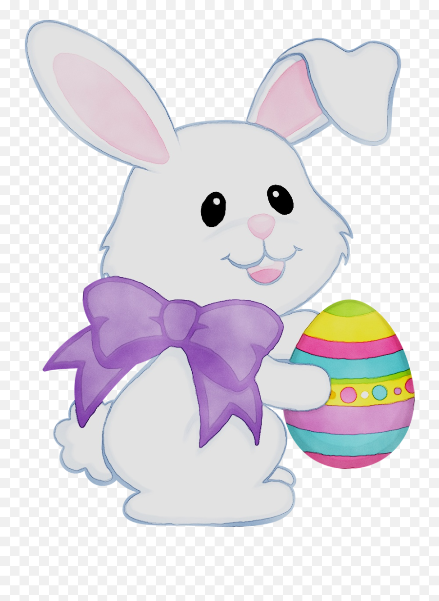 Easter Bunny Clip Art Rabbit Portable Network Graphics - Png Cute Easter Bunny Clipart Emoji,Easter Emoji