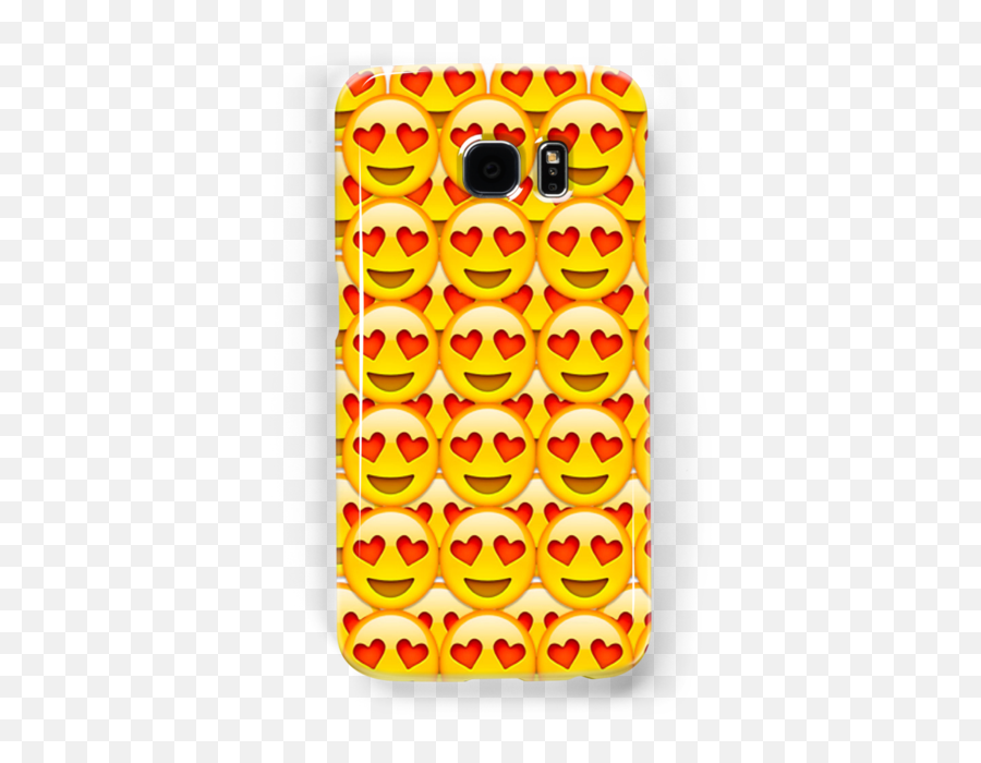 Heart Eyed Emoji - Mobile Phone Case Clipart Large Size Mobile Phone,Heart Eyes Emoji Png
