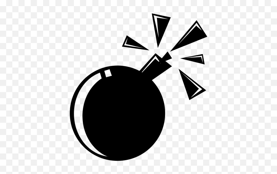Bomb Vector Silhouette - Bomb Clipart Black And White Emoji,Mushroom Cloud Emoji