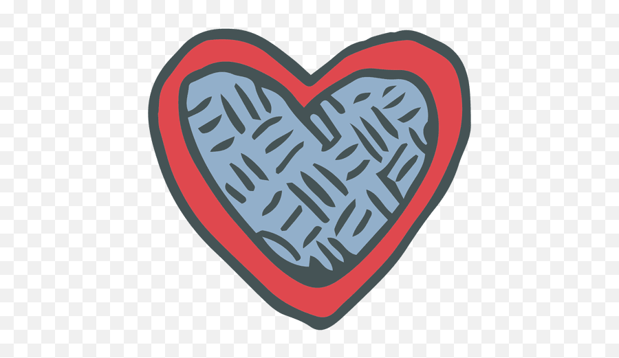 Heart Hand Drawn Cartoon Icon 8 - Transparent Png U0026 Svg Love Cartoon Blue Png Emoji,Colored Heart Emoji