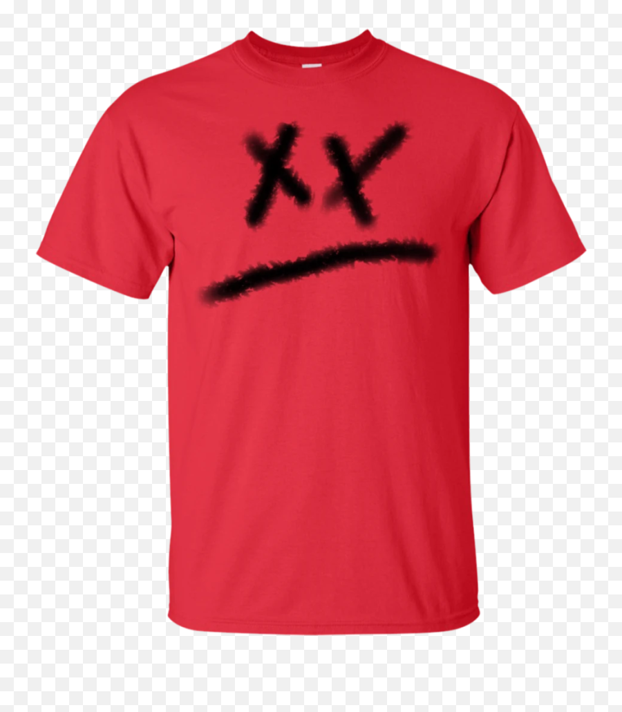 Emoji - Sad Face T Shirt U0026 Hoodie 1 Red Gildan Tshirt,Sadface Emoji
