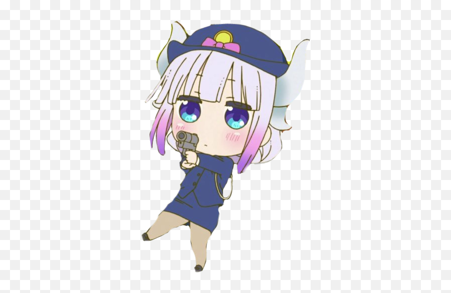 Anime Manga Mkdm Dragon Sticker By Quinn Hinton - Kanna Cop Emoji,Dragon Emoji