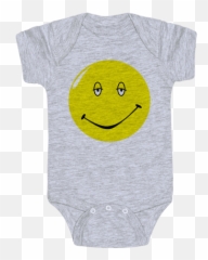 Sad Smiley Face Baby Onesies - Baby Yoda Chicky Nuggies Meme Emoji,Sadboys Emoji