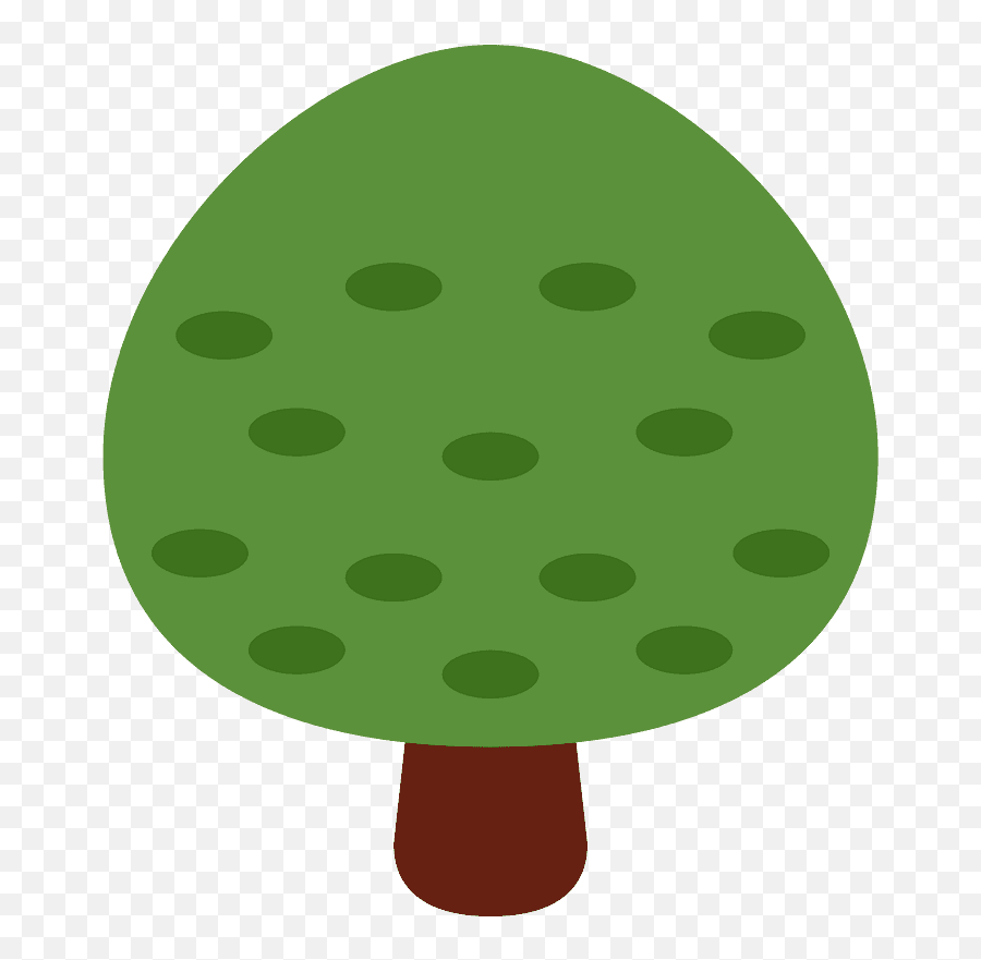 Deciduous Tree Emoji Clipart - Deciduous Tree Emoji,Grass Emoji