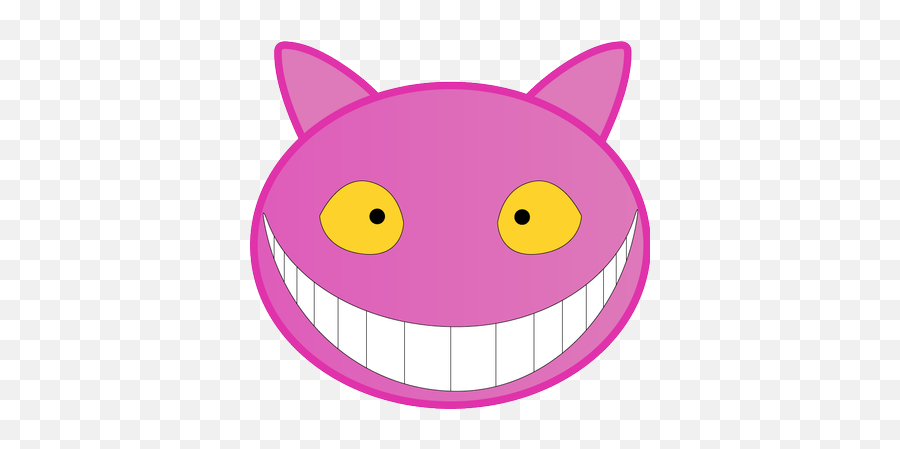 Cheshire Cat Emoji - Cartoon,Cat Emoji