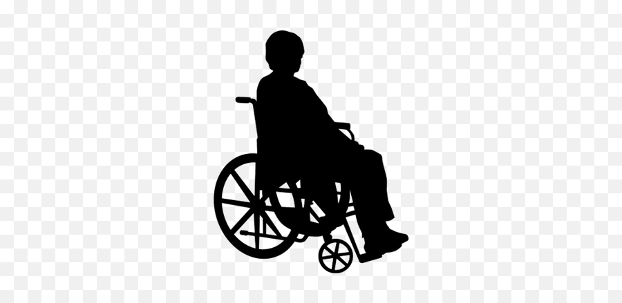 Wheelchair Symbol Transparent Png - Stickpng Person In Wheelchair Silhouette Emoji,Wheel Chair Emoji