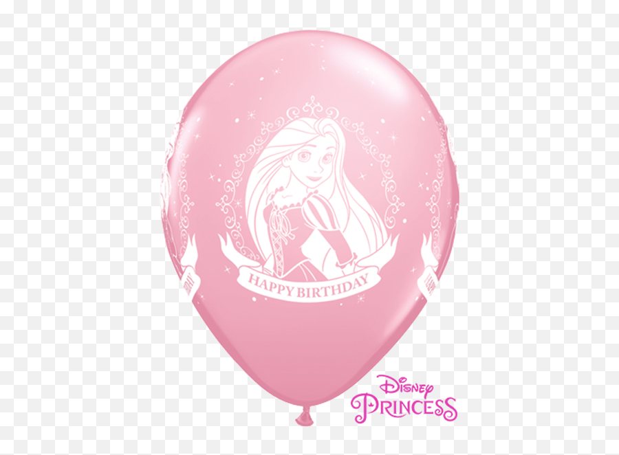 10 X 11 Disney Princess Happy Birthday Assorted Qualatex - For Women Emoji,Disney Princess Emoji