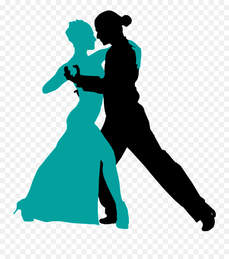 Transparent Dancer Salsa Picture - Ballroom Dancers Silhouette Png Emoji,Salsa Dancing Emoji
