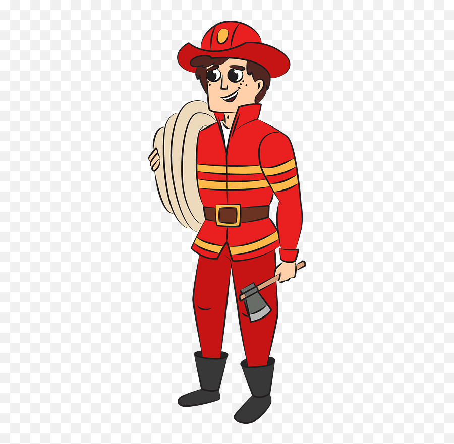 Firefighter Clipart - Fictional Character Emoji,Fireman Emoji