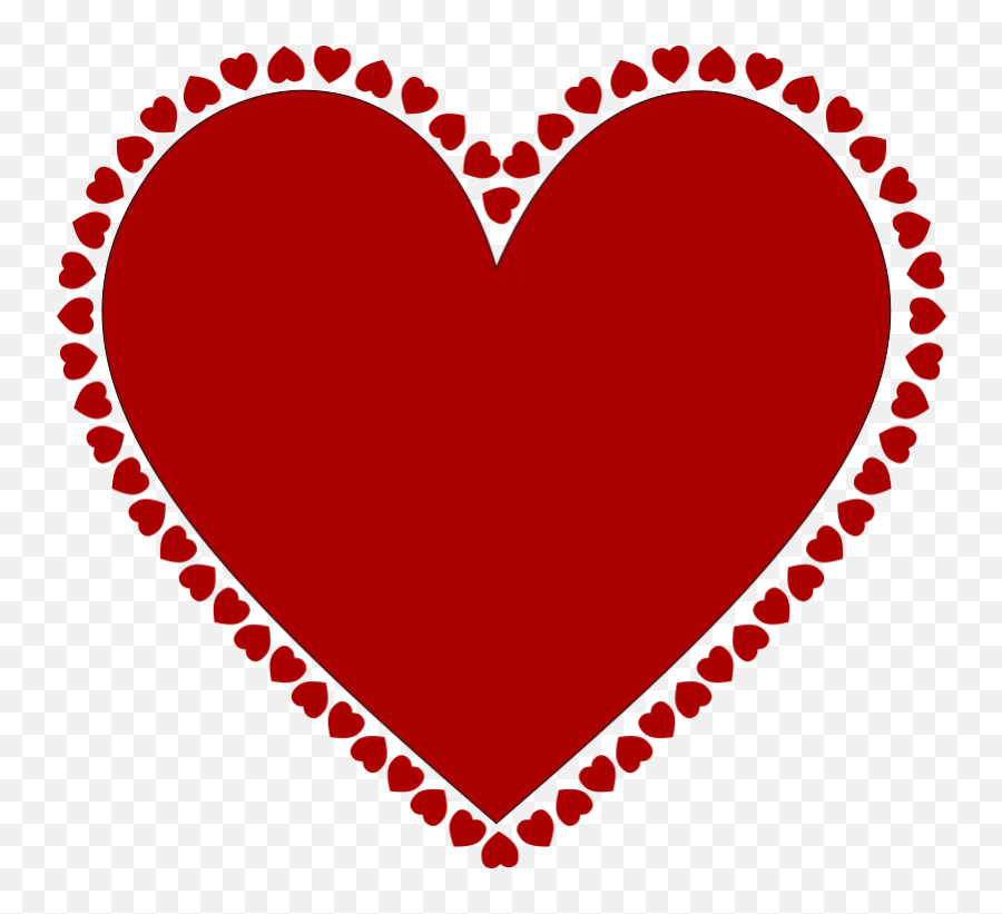 Download Free Png Frame Of Hearts - Heart Shape Frames Png Emoji,Heart Emotion
