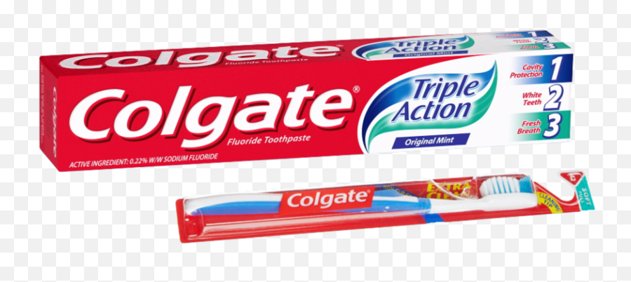 Download Picture Freeuse Stock Clipart Toothpaste Pencil And - Colgate Triple Action Png Emoji,Toothpaste Emoji