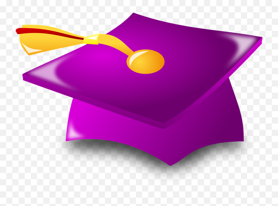 Clipart - Graduation Icon Graduation Cap Clip Art Png Purple Graduation Cap Png Emoji,Grad Emoji