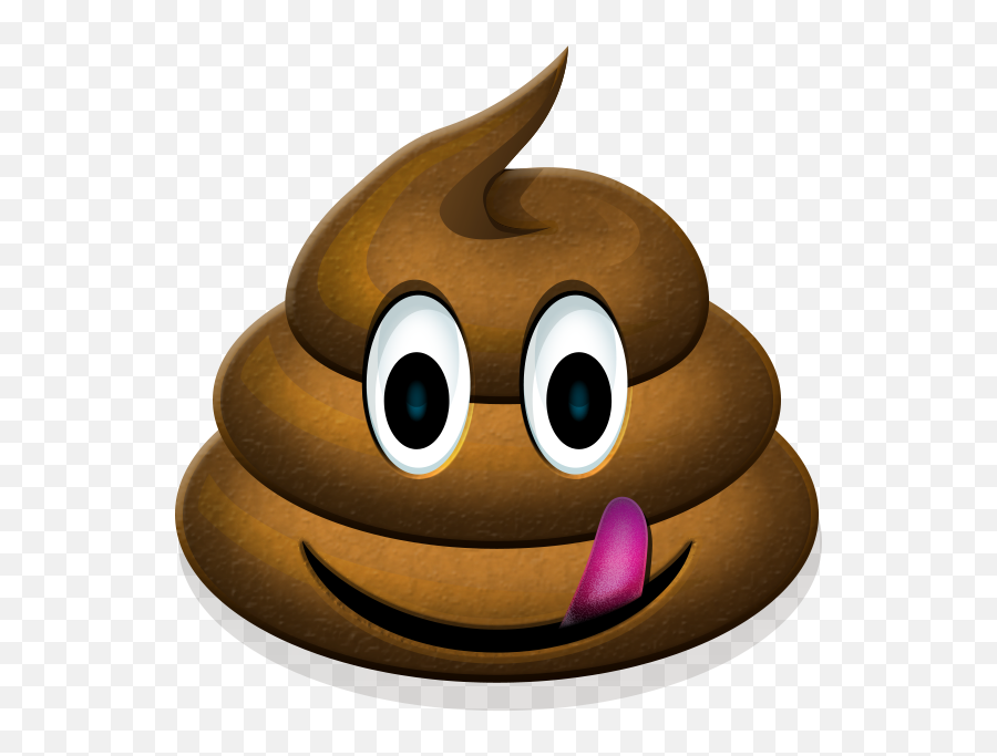 Moody Poops - Cartoon Emoji,Pooping Emoji