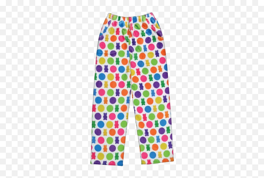 Gummy Bears Plush Pants - Polka Dot Emoji,Gummy Bear Emoji