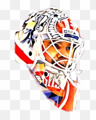 The Newest Hockey Stickers - Goaltender Mask Emoji,Hockey Mask Emoji