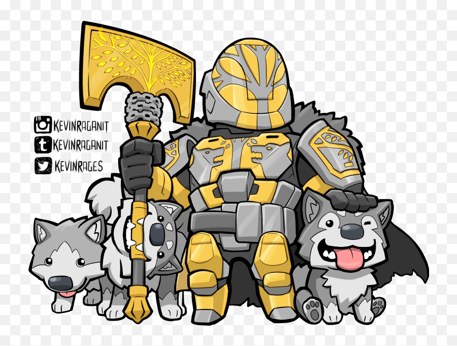 Lord Saladin Wolf Pack - Kevinraganit Destiny 2 Emoji,Destiny Emoji