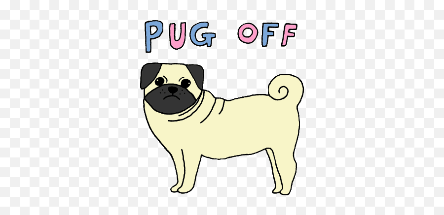 Top Dog Funny Husky Stickers For Android Ios - Cute Cartoon Pugs Gifs Emoji,Emoji Dog