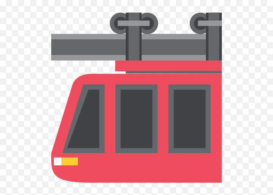 Emojione 1f69f - Railway Suspension Clip Emoji,Emoji 52