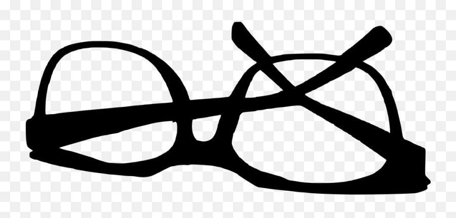 Free Eyeglasses Glasses Vectors - Black Color Objects Clipart Emoji,Side Eye Emoticon