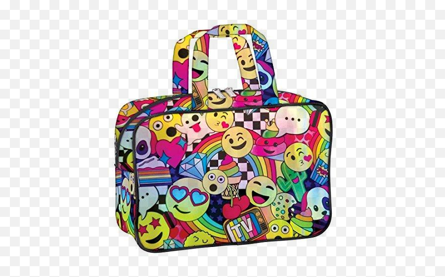 Madison K Live Life Fun - Diaper Bag Emoji,Black Emoji Book Bag