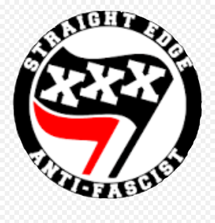Antifa - Straight Edge Emoji,Antifa Emoji