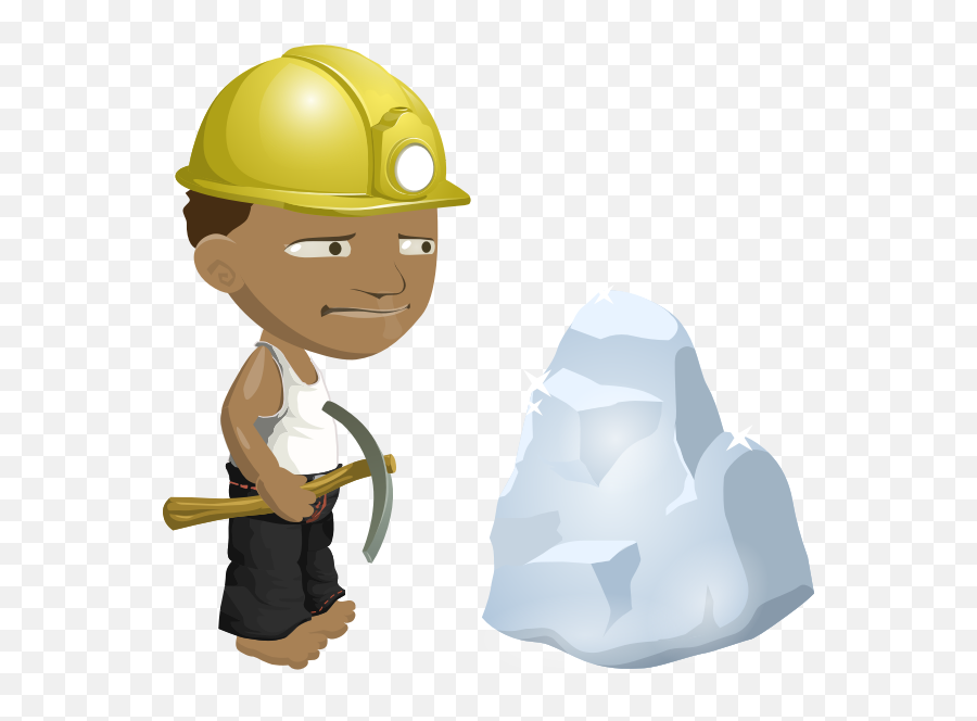 African Miner - Worker Free Mining Clipart Emoji,Book Written In Emoji