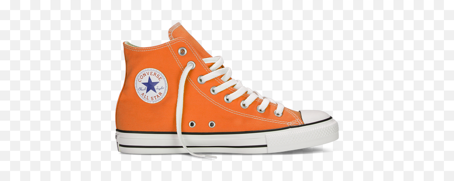 Oh Orange Chuck Taylor - Converse All Star Emoji,Star Shoe Emoji