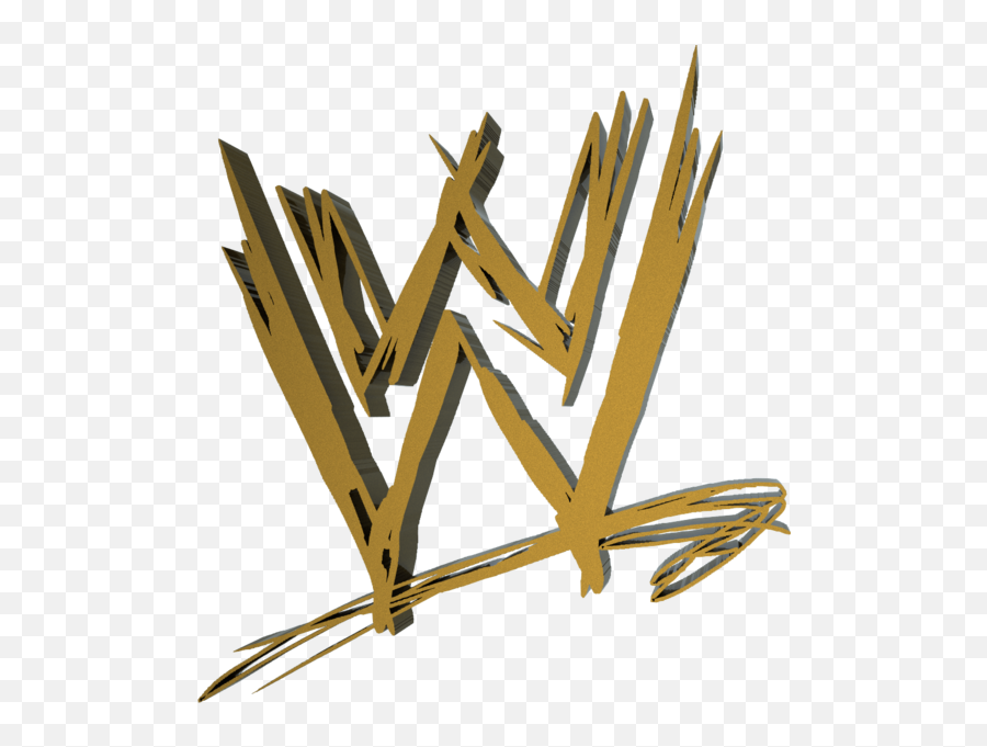 Wwe Logo 3d Gold - Wwe Gold Logo Emoji,Wwe Logo Emoji