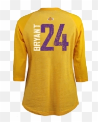 Los Angeles Lakers Womens Kobe Bryant Triblend Raglan - Active Shirt Emoji