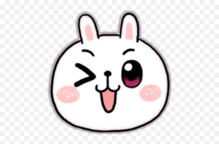 Cheer Rabbit Emoji Whatsapp,Cheer Emoji