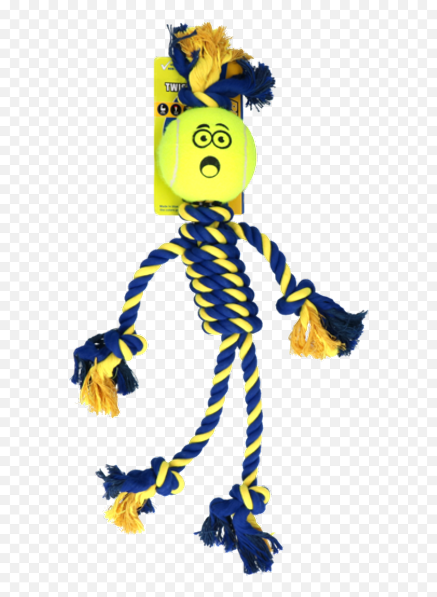 Braided Rope Rasta Man With Tennis Ball - Pet Grossisten Norge Cartoon Emoji,Rasta Emoji