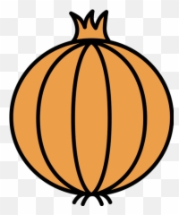 Outlined Yellow Onion Graphic - Clip Art Emoji,Honey Pot Emoji