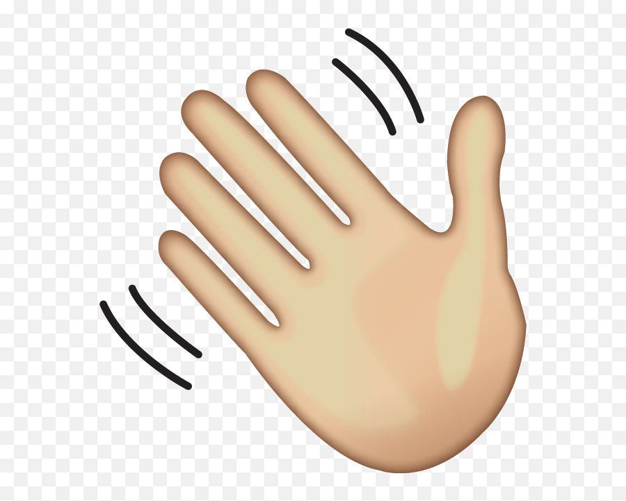 Download Waving Hand Sign Emoji Emoji Island Free Clip - Hand Emoji Png,Ok Hand Emoji