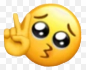 Peace Sadness Sad Mirror Sticker - Sad Eyes Emoji Edits,Mirror Emoji