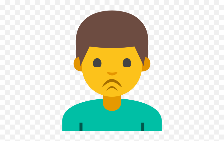 Man Pouting Emoji - Hombre Con Rizos Dibujos,Pouting Emoji