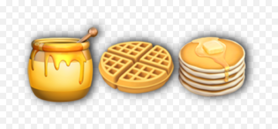 Yellow Waffles Pancakes Nichememe Niche - Sandwich Cookie Emoji,Pancakes Emoji