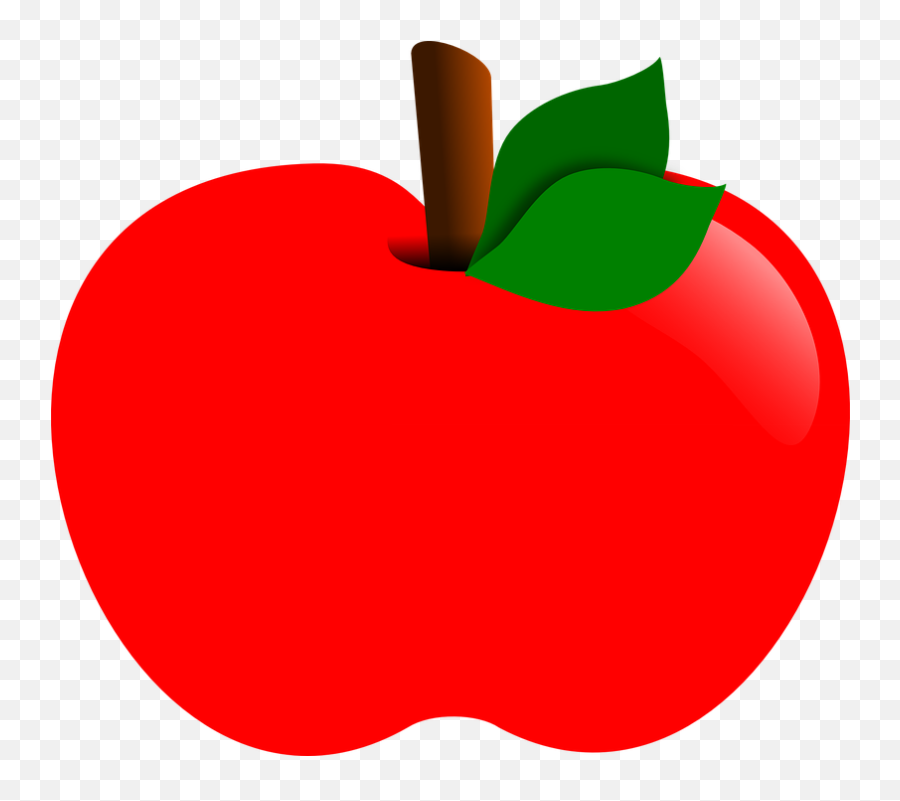 Red Apple Fruits Png Transparent Images - Red Apple Vector Png Emoji,Red Apple Emoji