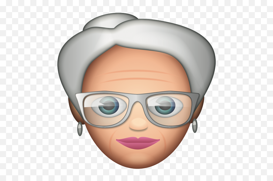 Emoji - Cartoon,Old Person Emoji