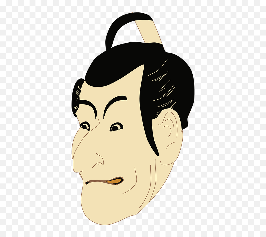 Kabuki Aktor Asia - Kabuki Clipart Emoji,David Bowie Emoji