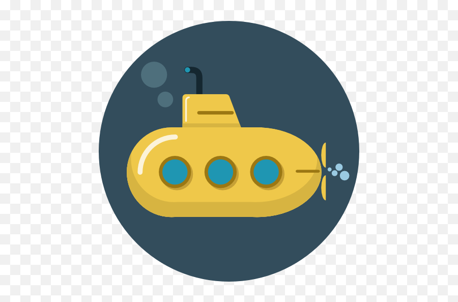 Submarine Icon - Submarine Flat Design Emoji,Submarine Emoji